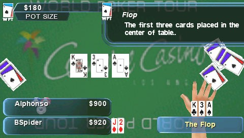 World Poker Tour screenshot 3 for PSP